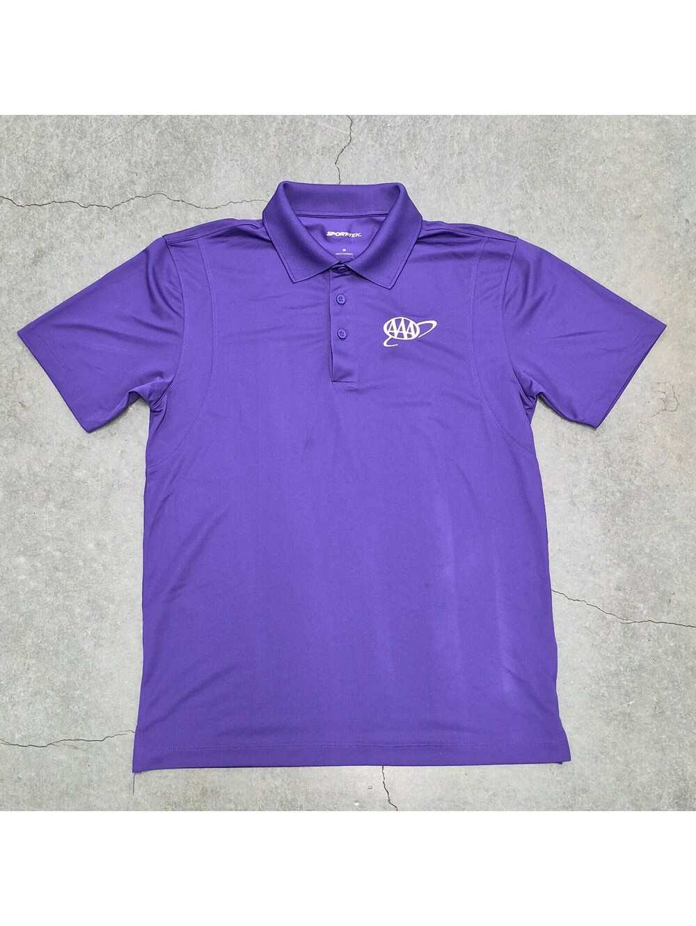 Sport Tek AAA Purple Polo Shirt